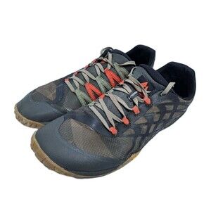 Merrell Barefoot Trail Glove Running Shoes Brown Gray Mens Size 12 Trail Hike